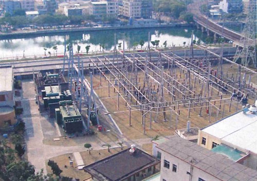 三民一次配電變電所舊照。
