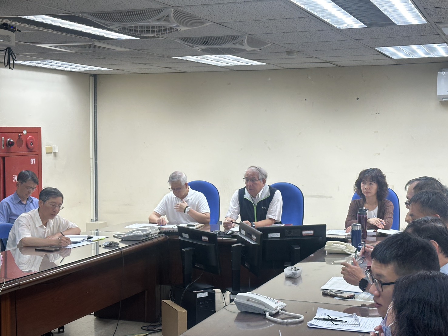 ”台北西區營業處於7/9召開「防颱整備會議」”