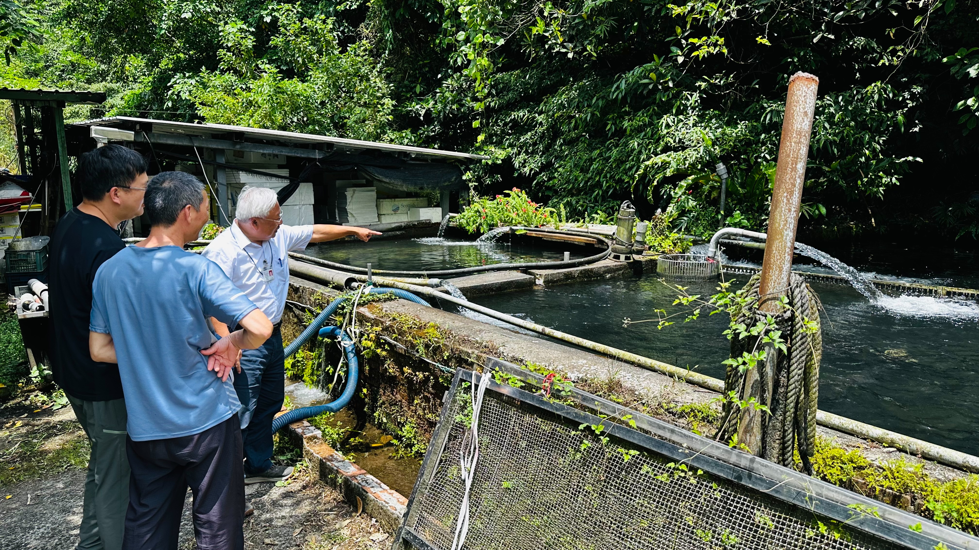 台電基隆區處方信傑副處長率領服務團隊，走訪在地畜牧及養殖產業