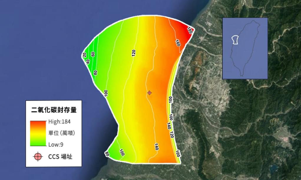 台西盆地封存量計算